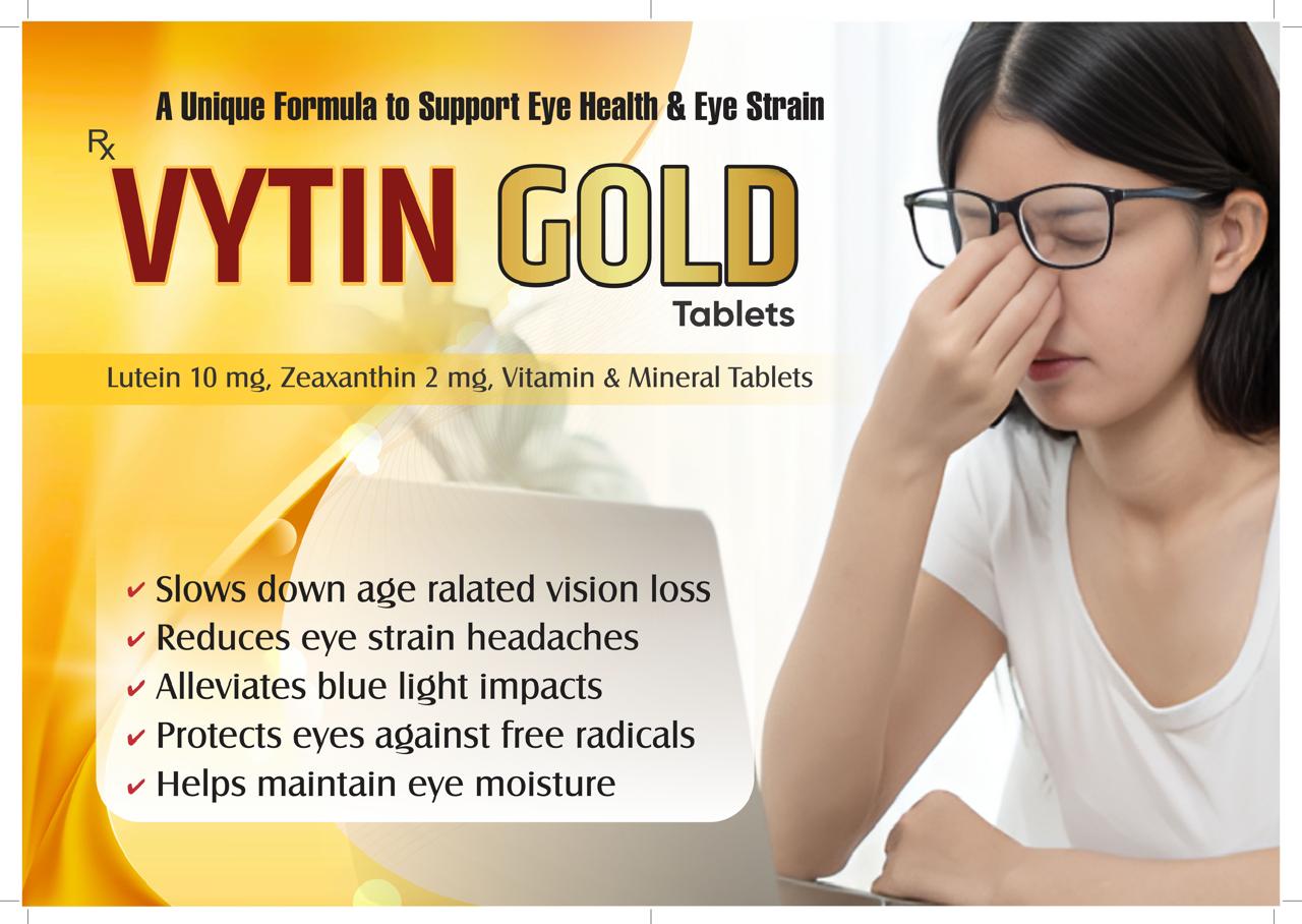 VYTIN GOLD supplied product artwork